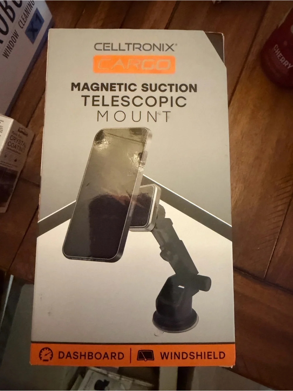 CellTronix Cargo Magnetic Suction Telescopic Mount - Black